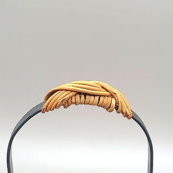 Bamboo Wicker Basket with Handle - Picture 2 of 5